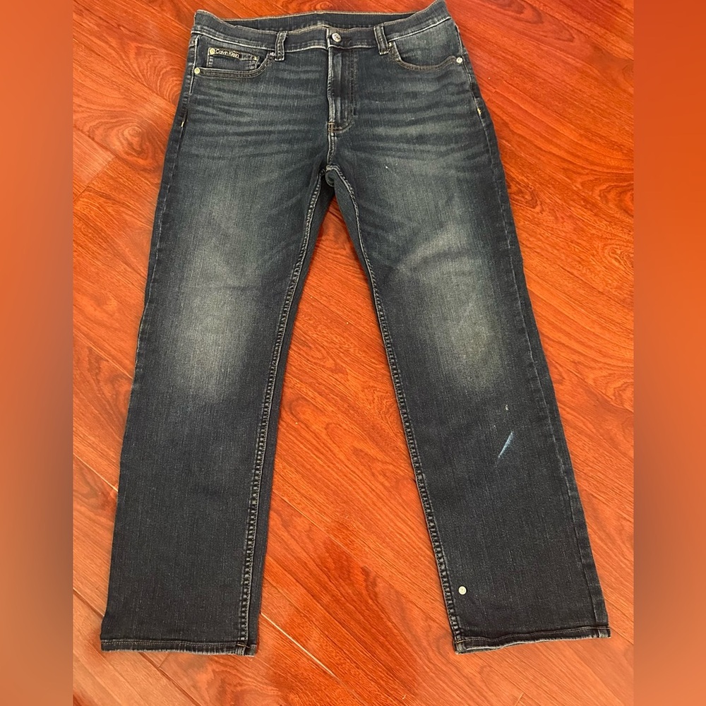 Calvin Klein Men Straight Fit Jeans, Size W 34 L 30